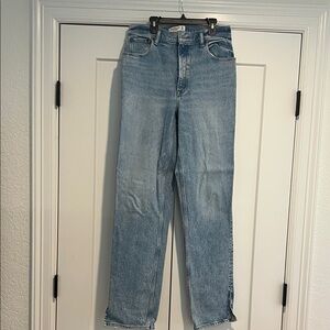Abercrombie & Fitch Light Blue Straight Leg Jeans